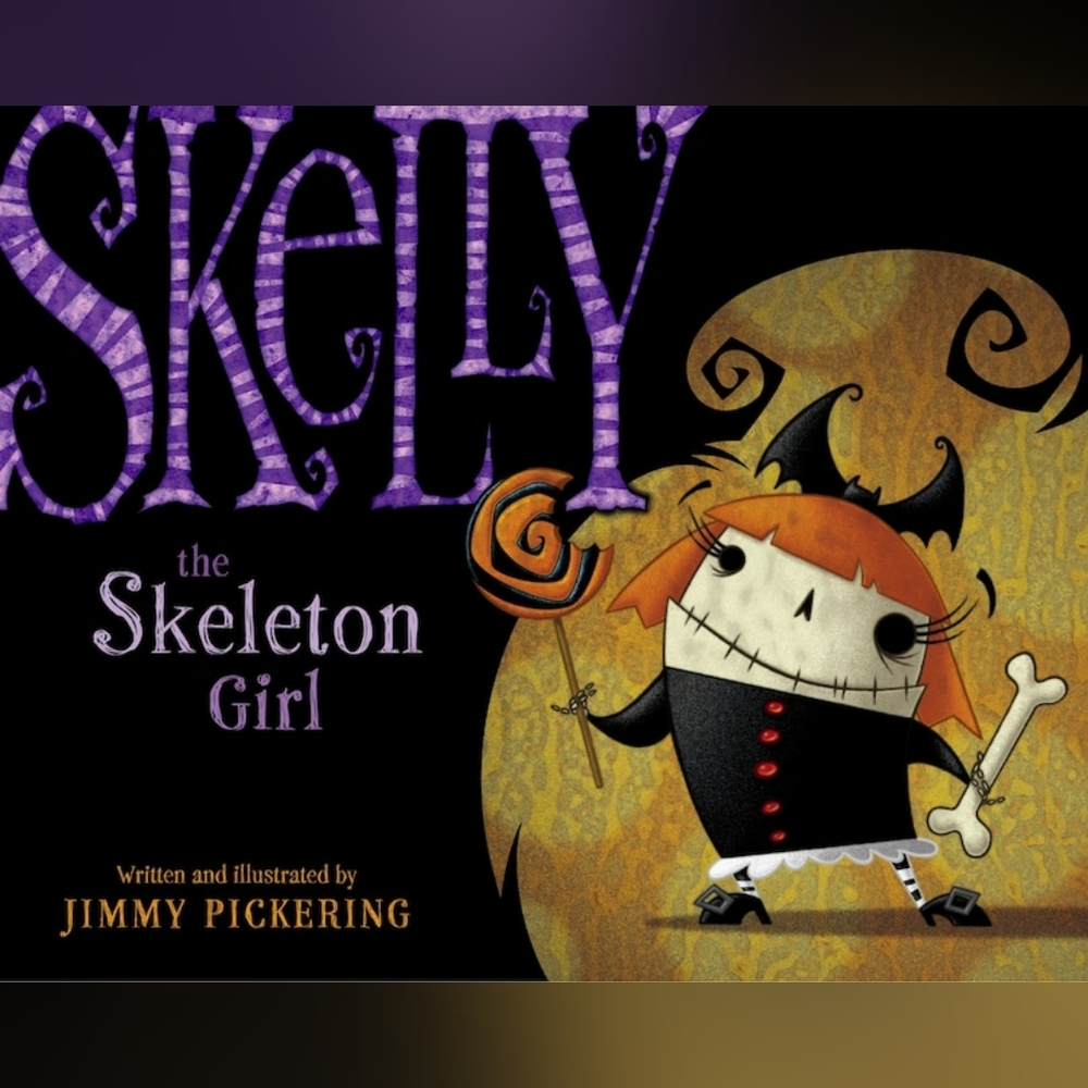 Skelly the Skeleton Girl Children's Hardcover Book